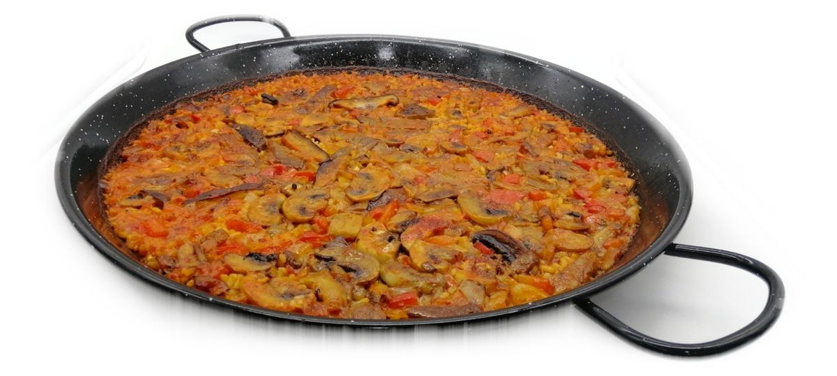 Arroz vegetal de Setas